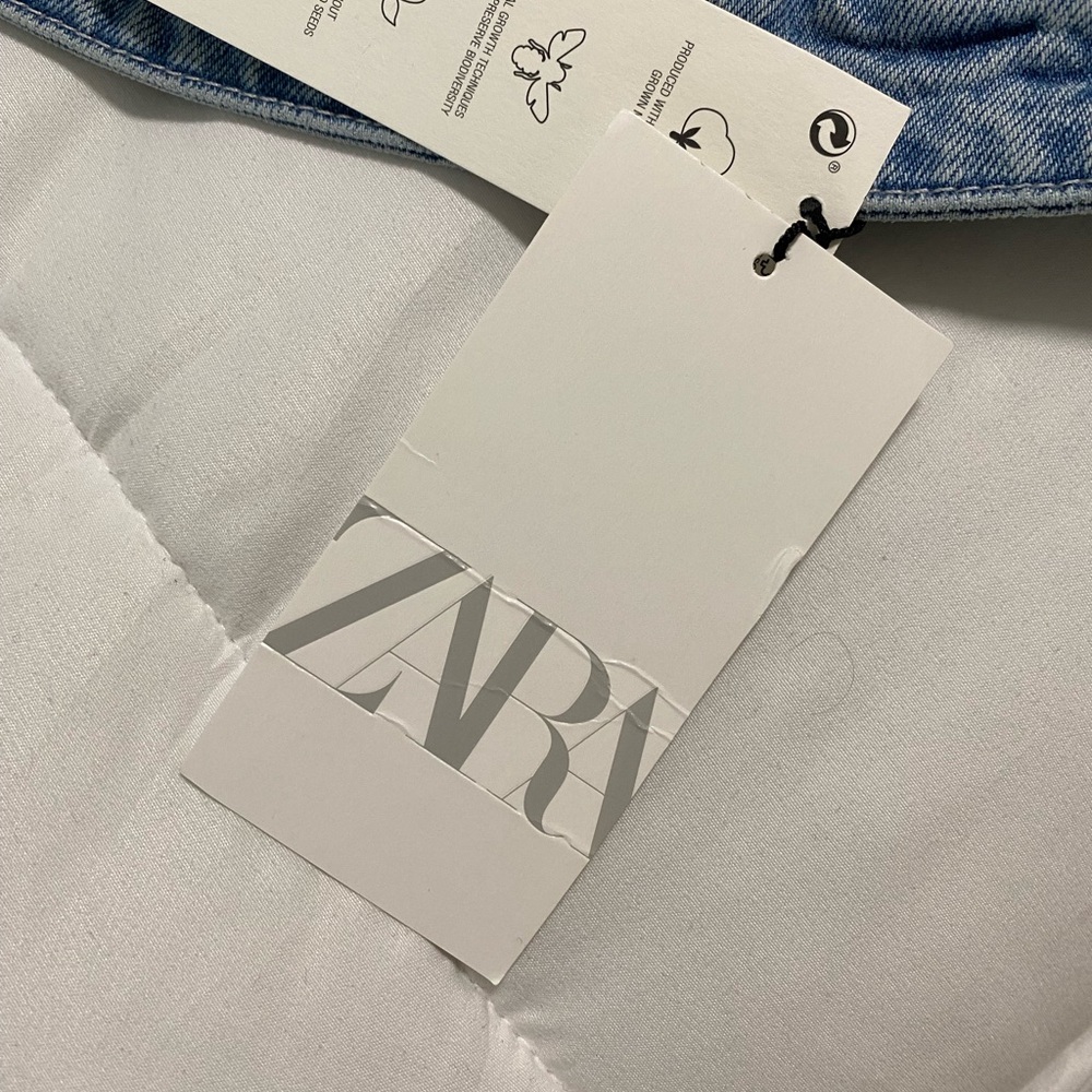Zara Light Blue Denim Dress - Picture 5 of 5